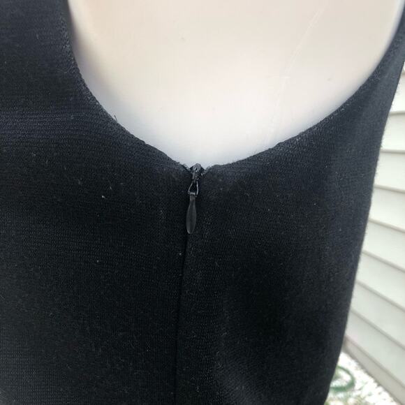 Missoni black sleeveless sheath dress fabric neoprene size 4 - Picture 7 of 15